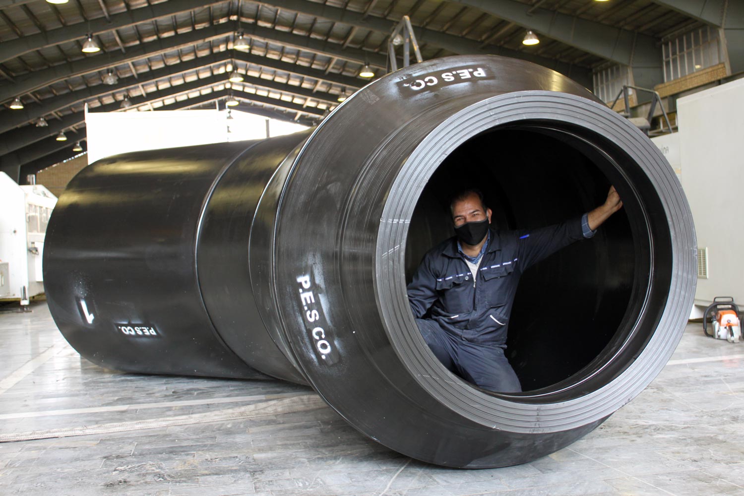 welding-1600mm-elbow-to-Reducer-2