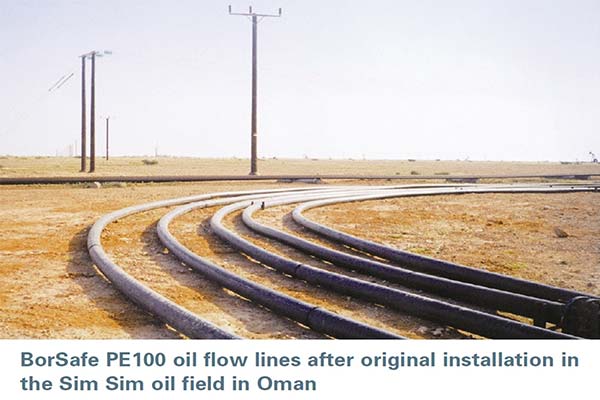 کاربرد لوله  و اتصالات پلی اتیلن پی ای اس (P.E.S) در صنعت نفت